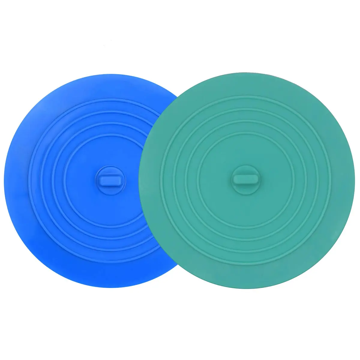 V-TOP Tub Stopper 2 Pack, 6 inches Large Silicone Drain Plug for Kitchen Bathroom Laundry - main product image