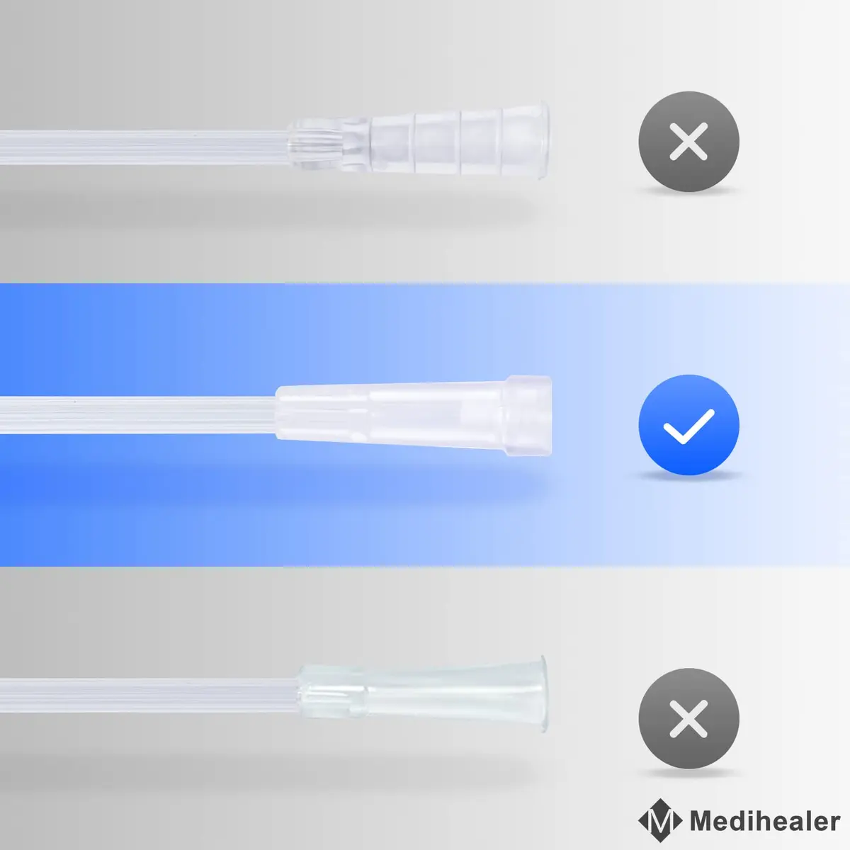 Medihealer 5 Packs Tubing Swivel Connectors | Kink-Resistant Oxygen Fittings for Home Use - view 5