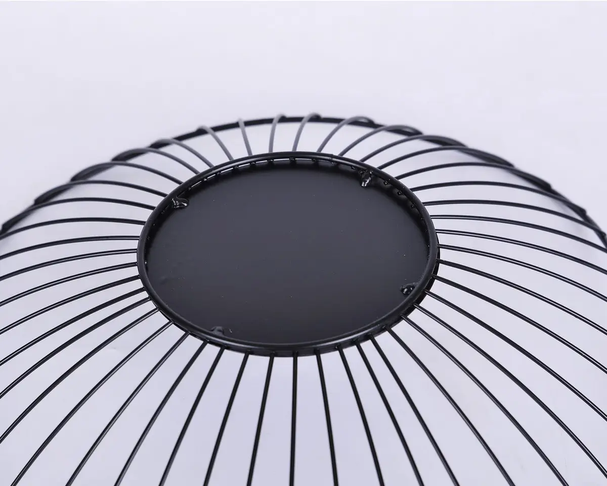 IBWell Short Curved-Edge Modern Creative Stylish Single Tier Dish, 10.9" (27.99cm) Square Metal Fruit Basket | Elegant Kitchen Decor - view 3