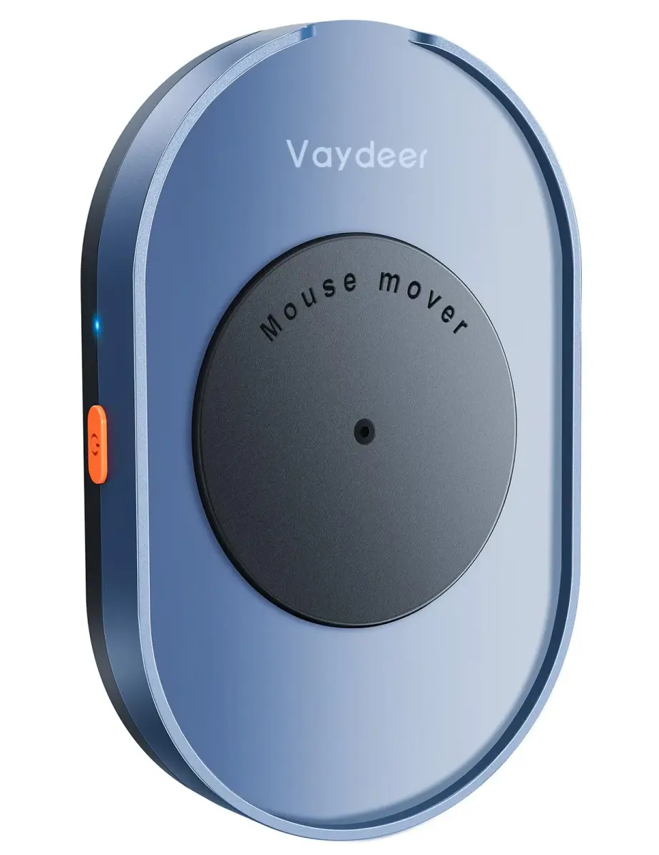 Vaydeer Mouse Jiggler Mover with Switch & USB Port 130mm (5.12 inches) | Keeps Computer Awake - main product image