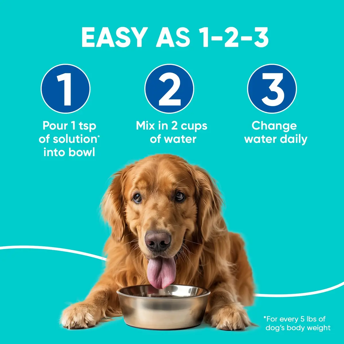 Virbac C.E.T. Aquadent Fr3sh Dental Solution for Dogs & Cats, 250 ml | Natural ingredients for fresh breath - view 5