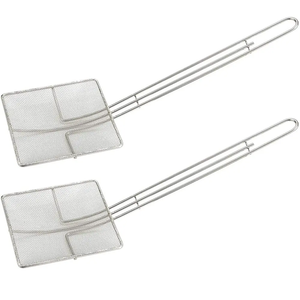Winco Skimmer Mesh 6.75-Inch Nickel Pack of 2 | Commercial-Grade Kitchen Tool - main product image