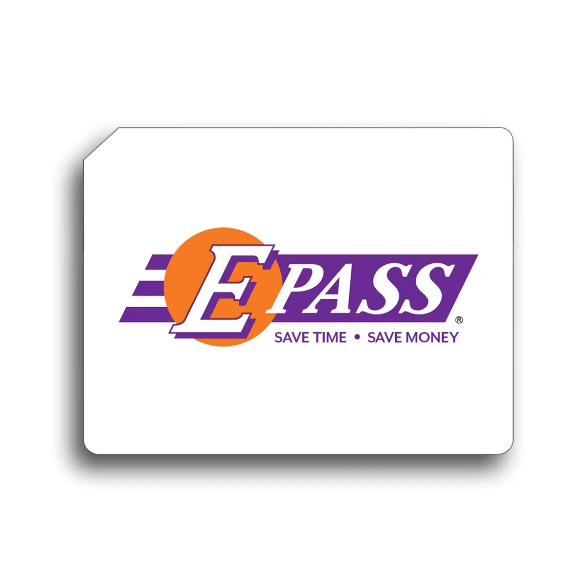E-PASS Electronic Toll Sticker; Works on Toll Roads in FL, GA & NC | Universal Fit - main product image
