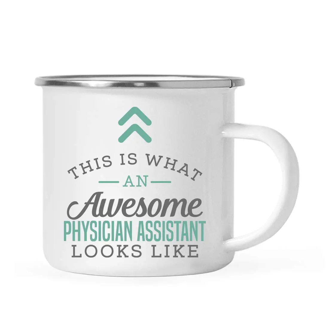 Andaz Press 11oz. Stainless Steel Campfire Coffee Mug Gift, This Is What An Awesome Physician Assistant Looks Like, 1-Pack - main product image