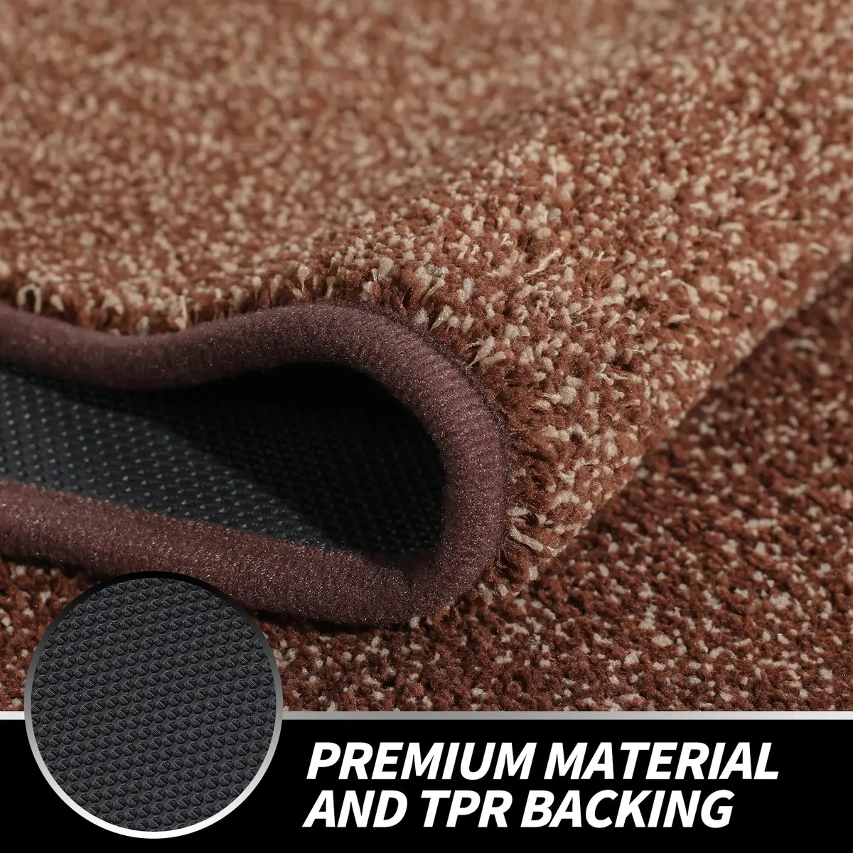 LINLA Camel Coffee Doormat 24x59 Inches | Super Absorbs Mud & Dirt, Indoor Area Rug - view 4