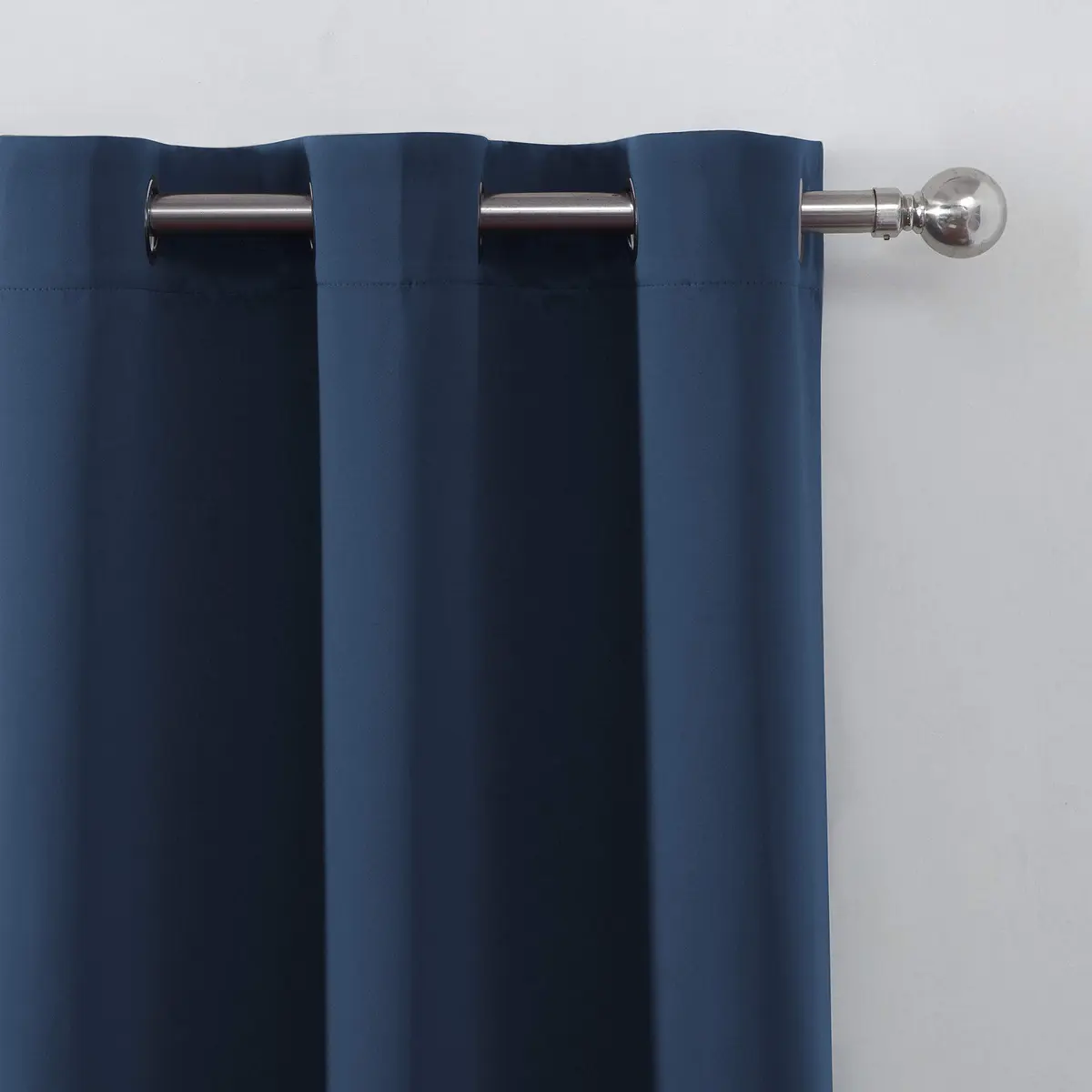 LEMOMO Navy Blue Blackout Curtains 52 x 72 Inch | Thermal Insulated Room Darkening Panels - view 7