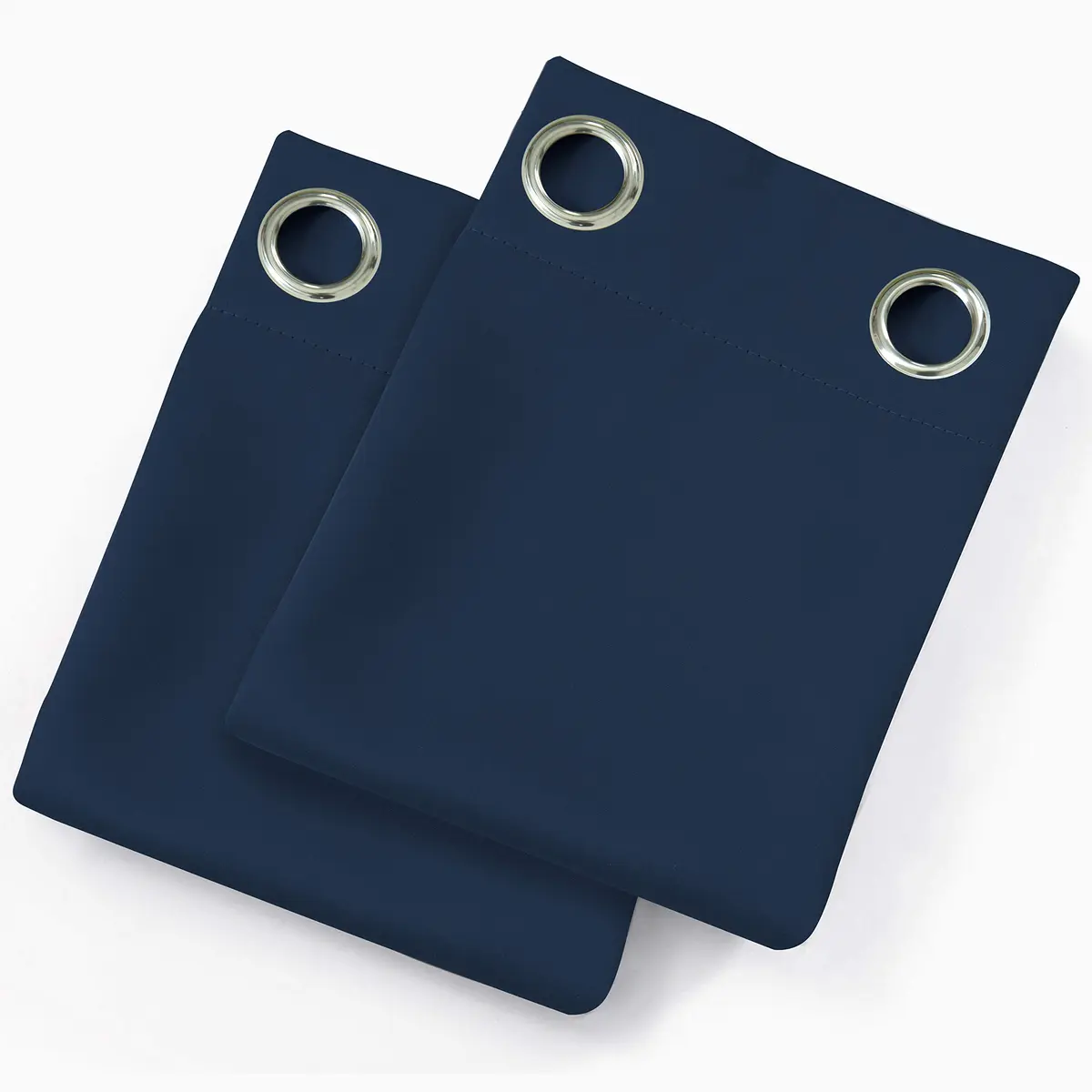 LEMOMO Navy Blue Blackout Curtains 52 x 72 Inch | Thermal Insulated Room Darkening Panels - view 9