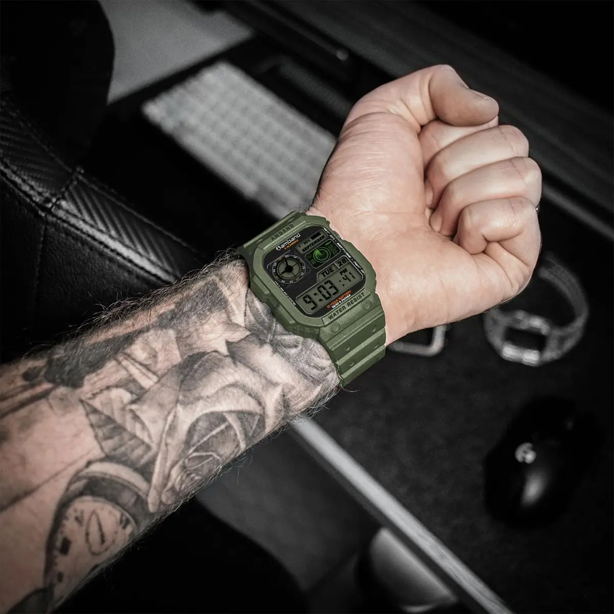 amBand Compatible with Apple Watch 42/44/45mm | Rugged Military Shockproof Band for iWatch Series 1-9 & SE - view 8