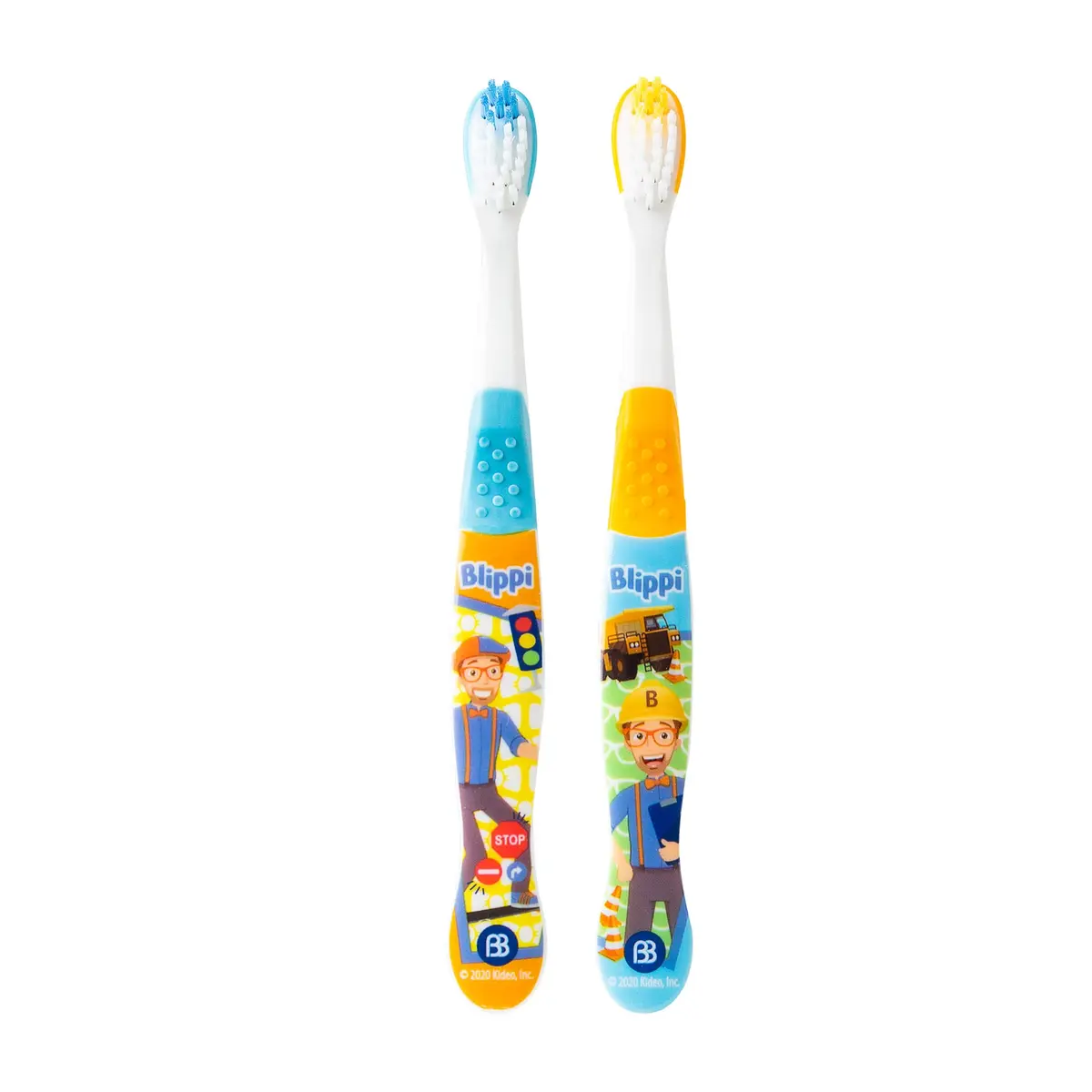 Brush Buddies Blippi Kids Toothbrushes 2PK | Soft Bristles Small Head for Toddlers 2+ Years - view 2