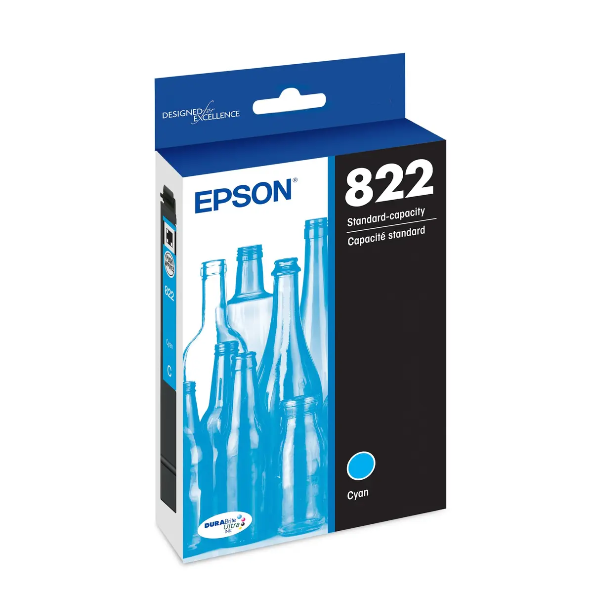 Epson 822 Cyan Ink Cartridge | High-Speed Pigment Ink for Epson Printers - main product image
