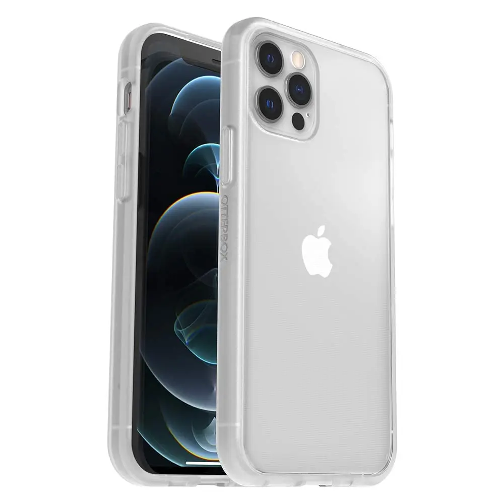 OtterBox iPhone 12 & iPhone 12 Pro Profile Series Case - Clear | Slim, Drop-Resistant, Soft Touch Edges - main product image