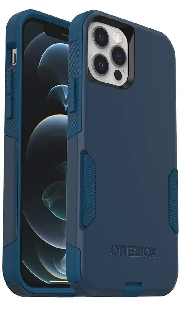 OtterBox Commuter Series Case for iPhone 12 & 12 Pro - Blue | Impact-Absorbing Dual-Layer Design - main product image
