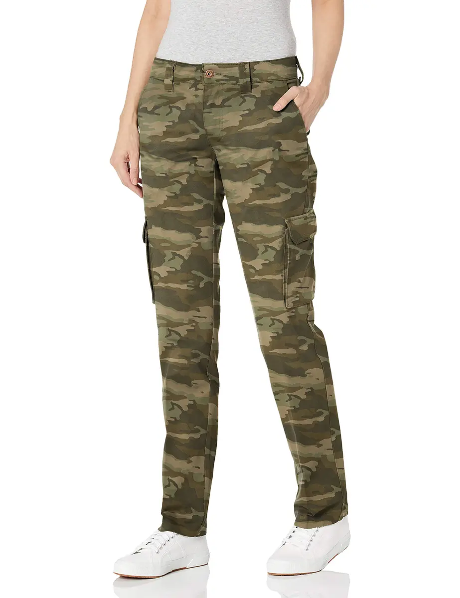 Dickies Relaxed Fit Stretch Cargo Pants Light Sage Camo 14 US | Comfortable Work Utility - main product image