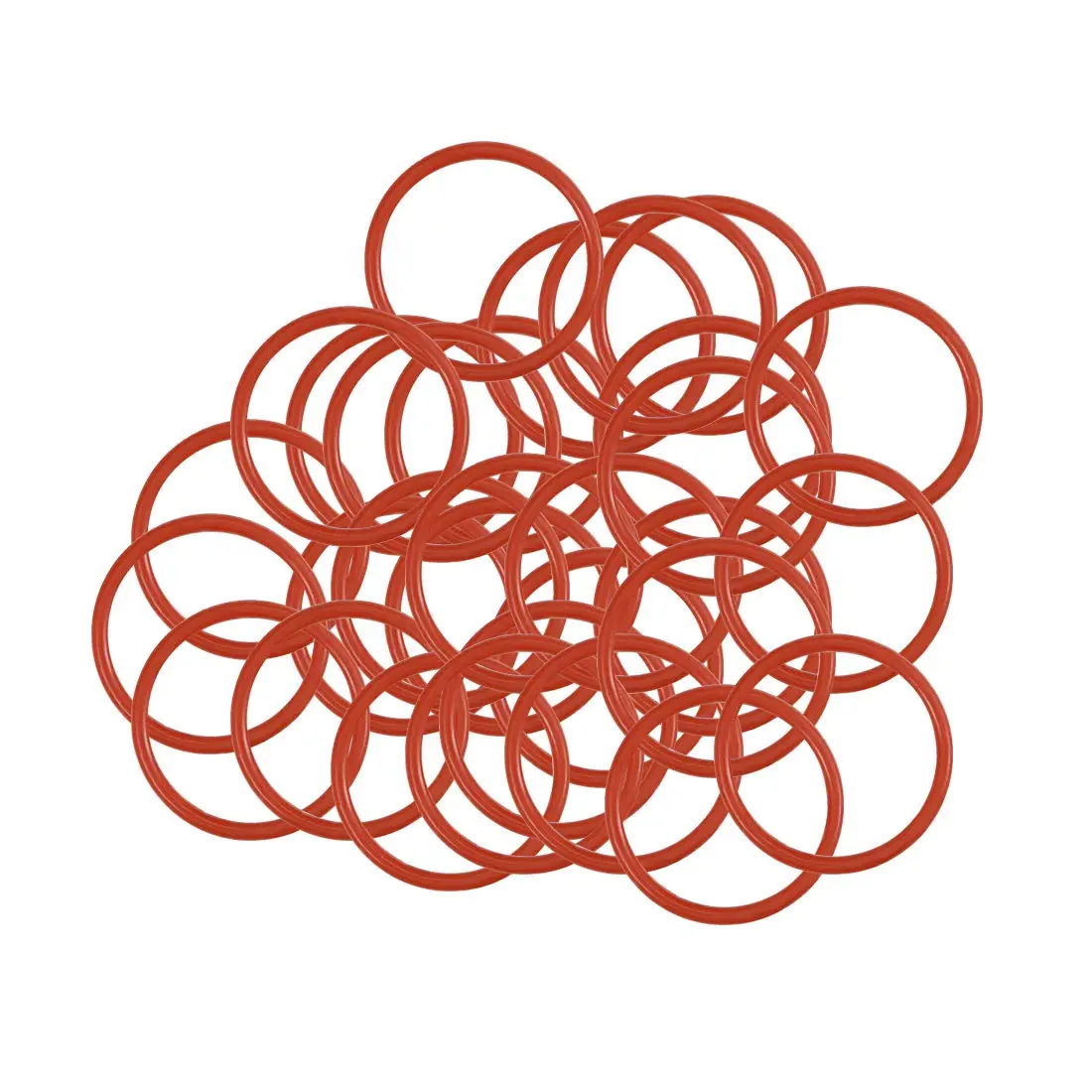 uxcell Silicone O-Ring, 13mm OD, 11mm ID, 1mm Width | Wide Temperature Range for Sealing (70-120c) - main product image