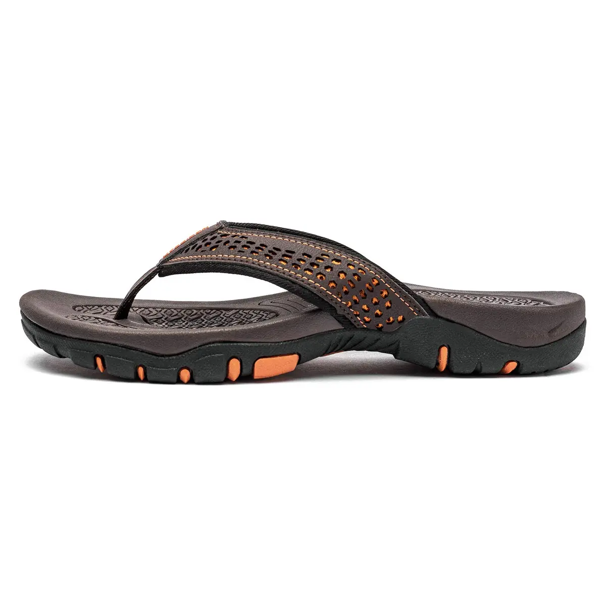 GUBARUN Flip Flops for Men Thong Sandals Lightweight Shoes for Outdoor and Indoor (Brown 16) | Comfortable & Durable - view 7
