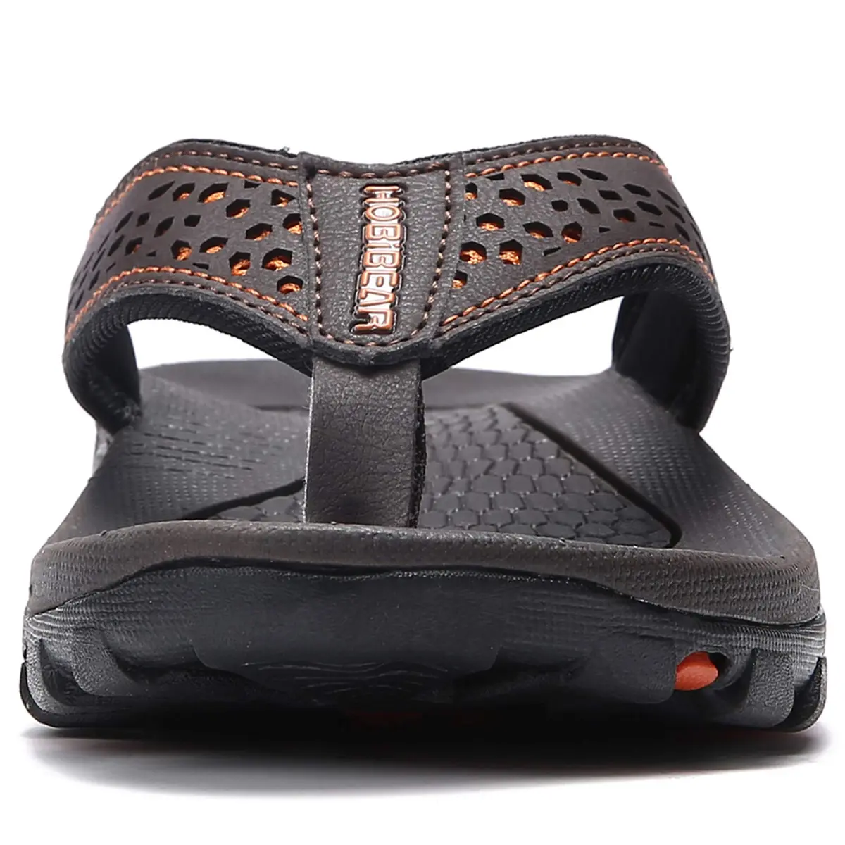 GUBARUN Flip Flops for Men Thong Sandals Lightweight Shoes for Outdoor and Indoor (Brown 16) | Comfortable & Durable - view 2