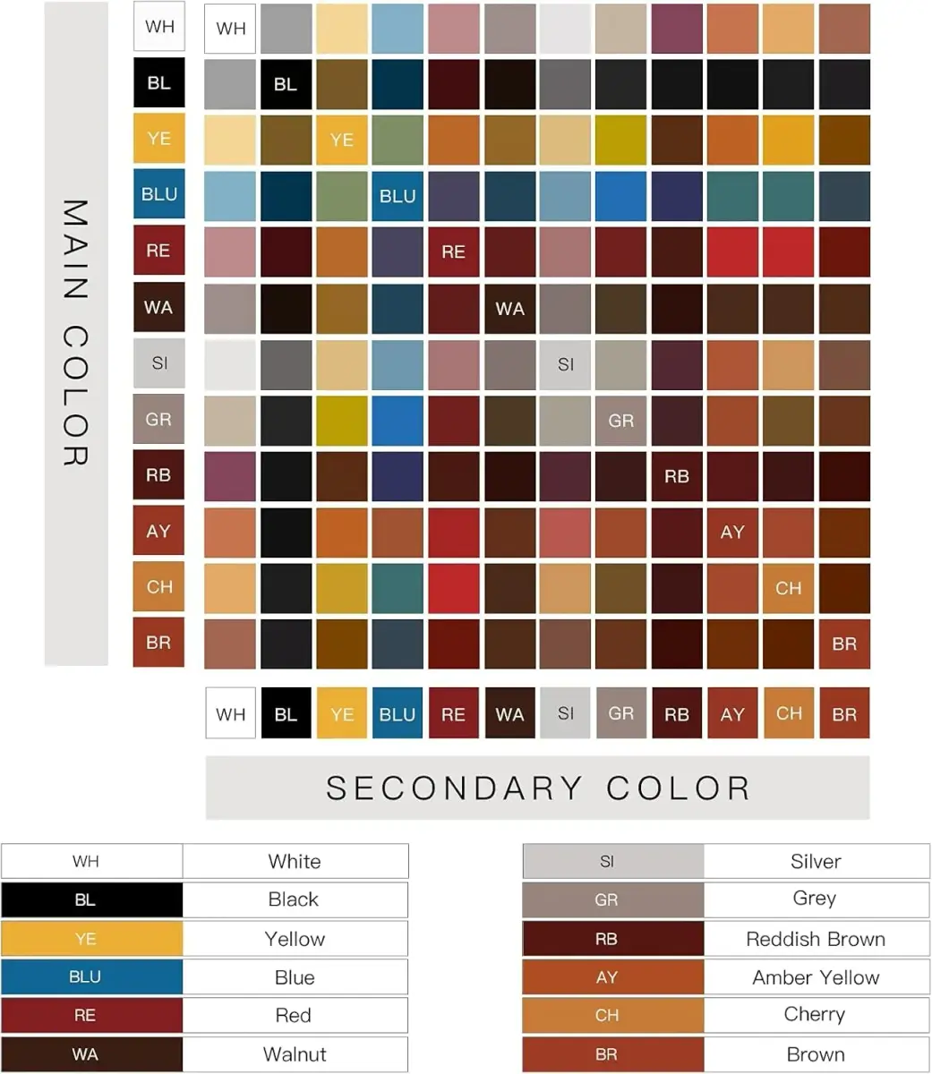 SEISSO 12 Colors Leather Repair Kit | Heavy Duty Vinyl, for Furniture Car Seats Couches Sofa Shoes Boat, Purses Jacket Leather Paint - view 9
