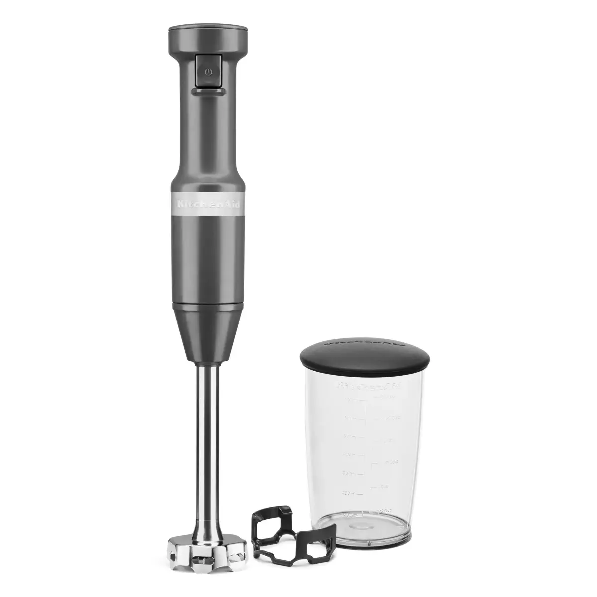 KitchenAid Variable Speed Corded Hand Blender KHBV53, Charcoal Grey | 180W Power for Smoothies & Soups - view 2