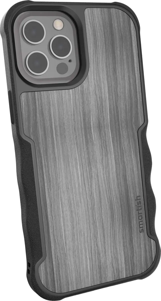 Smartish Gripzilla MagSafe Case for iPhone 12 Pro Max | Woodgrain Matte Finish - main product image