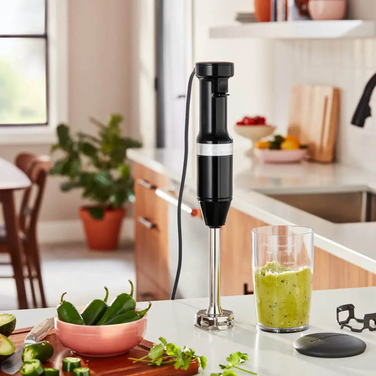KitchenAid Variable Speed Corded Hand Blender KHBV53 Onyx Black 180W (0.24L) | Blend Smoothies, Soups & More - view 4
