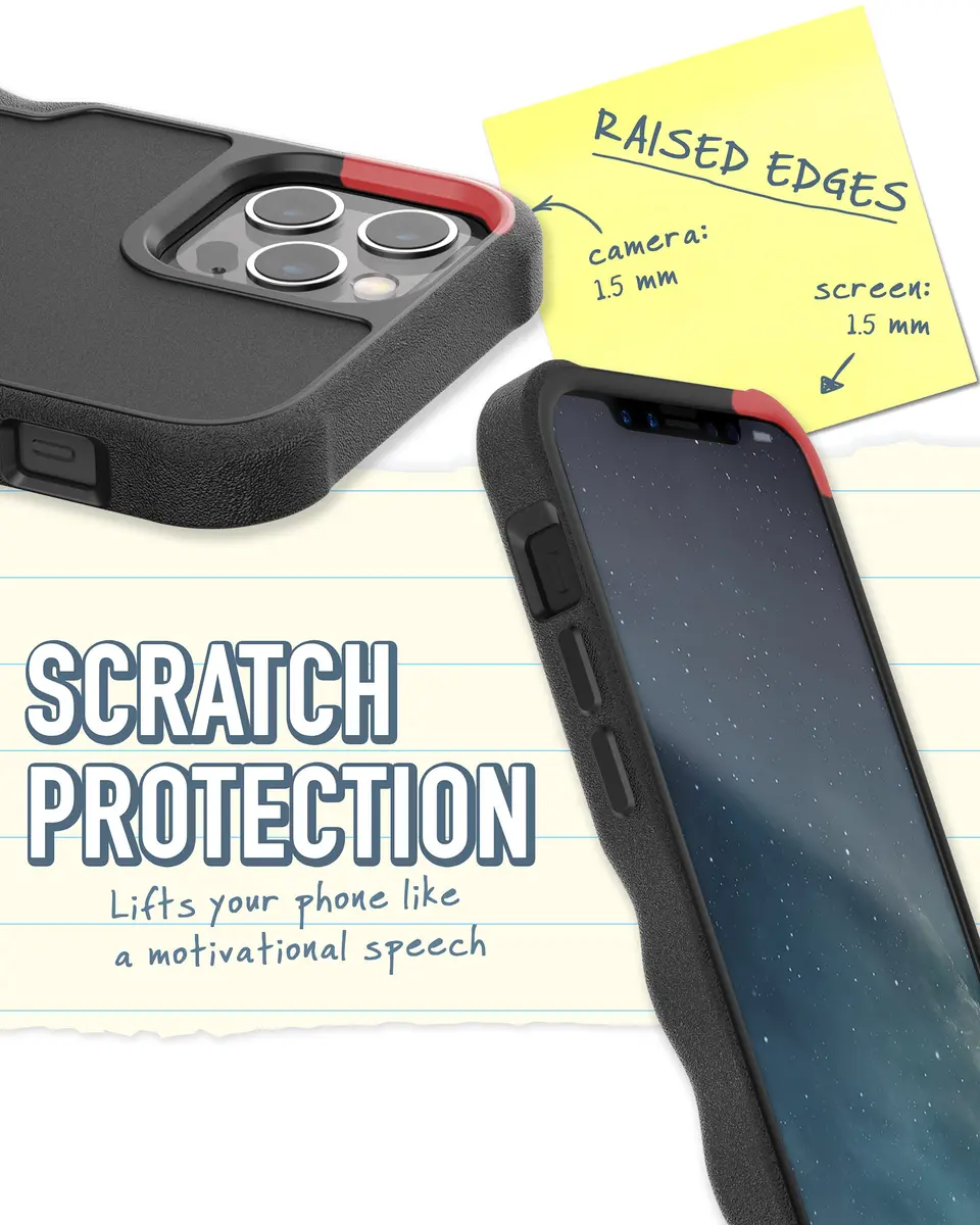 Smartish Gripzilla MagSafe Case for iPhone 12 Pro Max | Heavy Duty Impact Protection (70-120 chars) - view 4