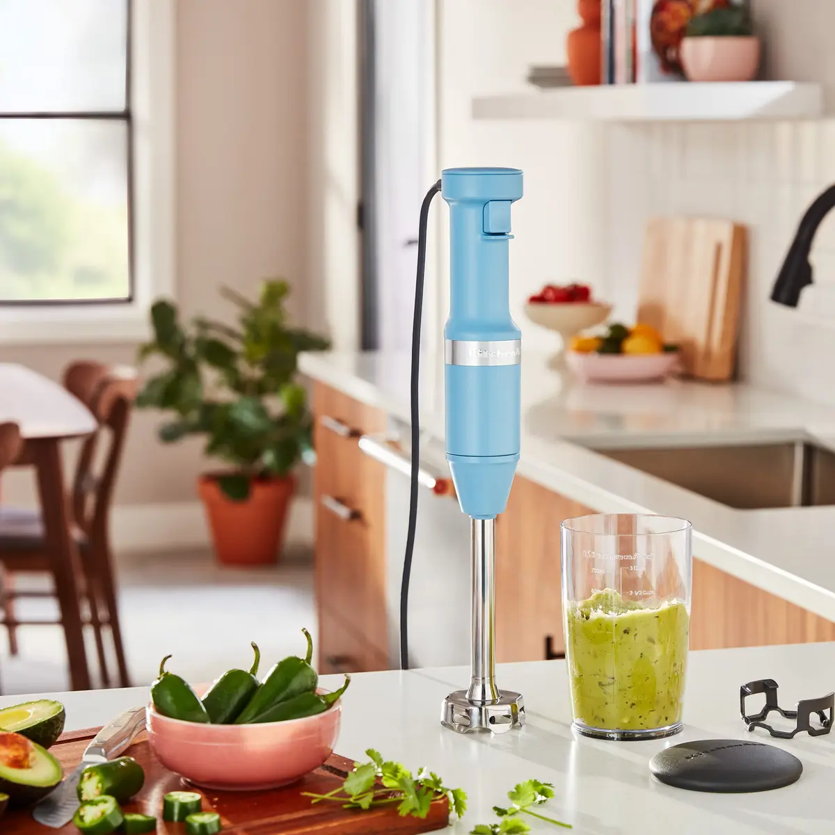 KitchenAid Variable Speed Corded Hand Blender KHBV53 Blue Velvet 180W (0.26 L) | Blends Smoothies, Soups, Sauces - view 4