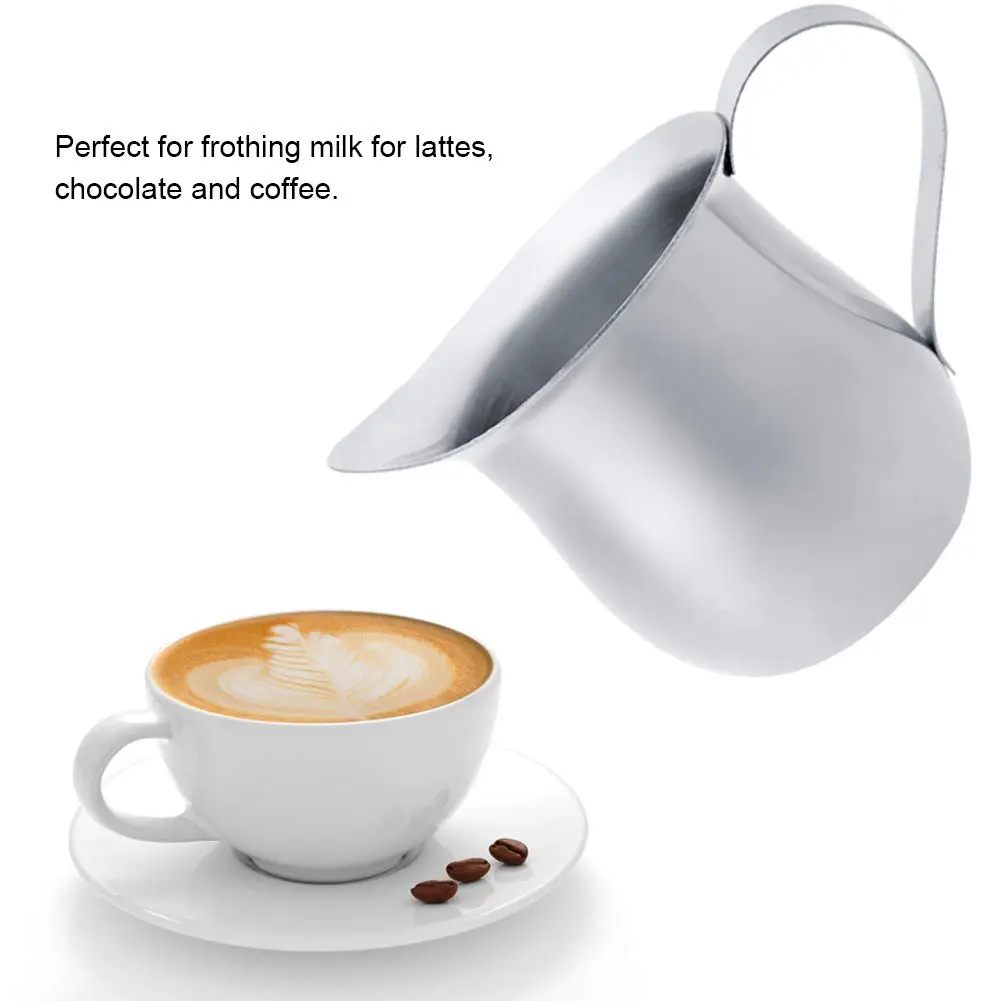 CHICIRIS Stainless Steel Milk Jug 90ml | Coffee Frothing Pitcher for Espresso Machines - view 4
