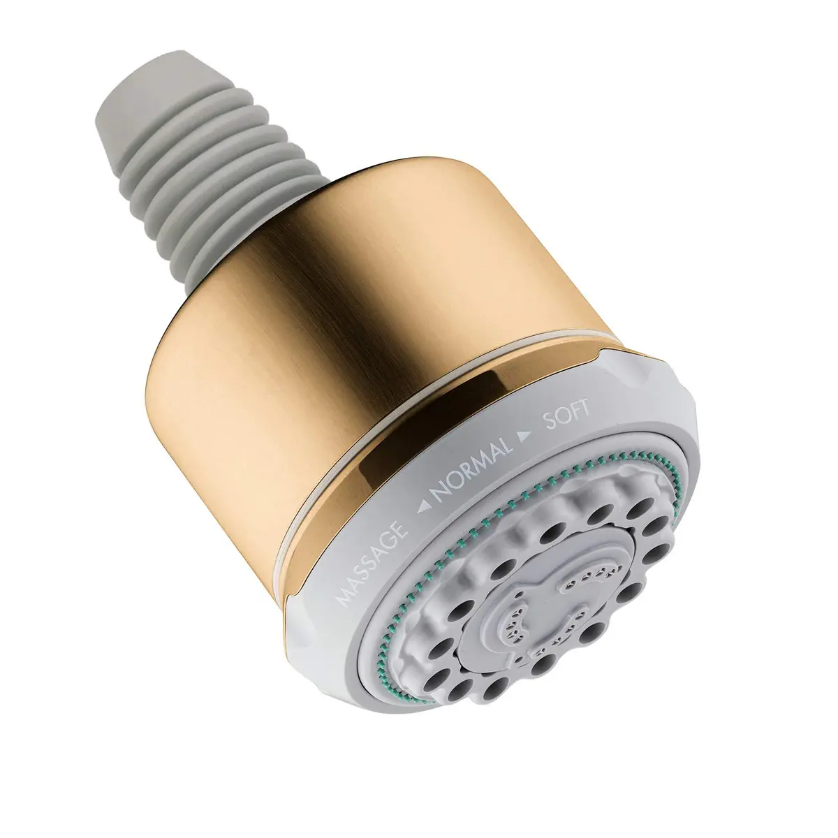 hansgrohe Clubmaster 3.7-inch Showerhead 9.4 cm (3.7-inch) Brushed Bronze | 3-Spray Easy Clean Shower Head - view 4