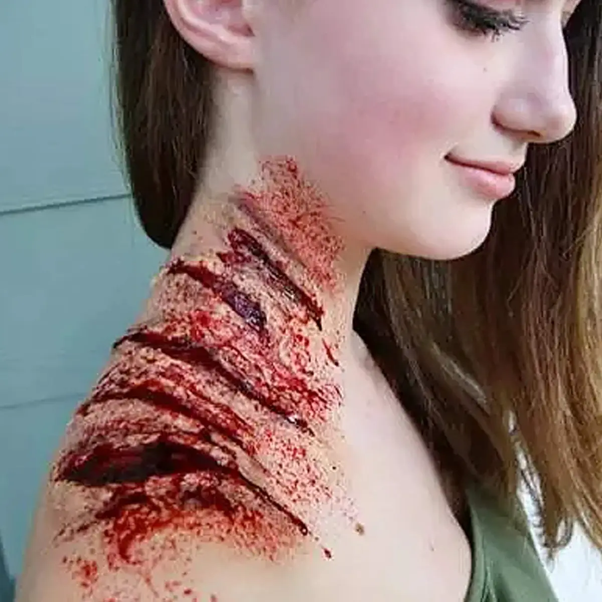 MEICOLY SFX Makeup Kit with Scar Wax, Spatula & Fake Blood Gel | Realistic Special Effects for Cosplay & Halloween - view 5