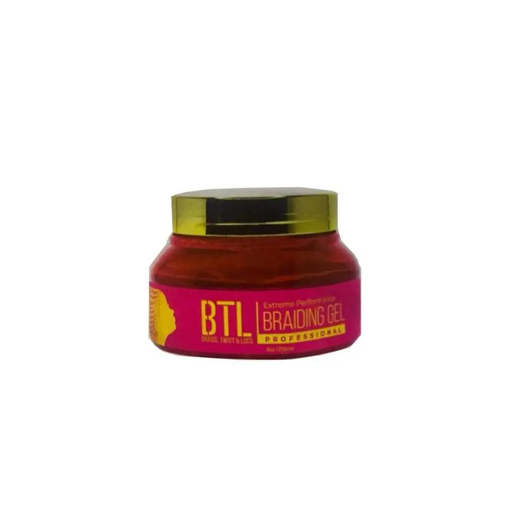 BabyFaceDiary BTL Professional Braiding Gel, 8 oz | All Hair Types, Strong Hold, Unscented - main product image