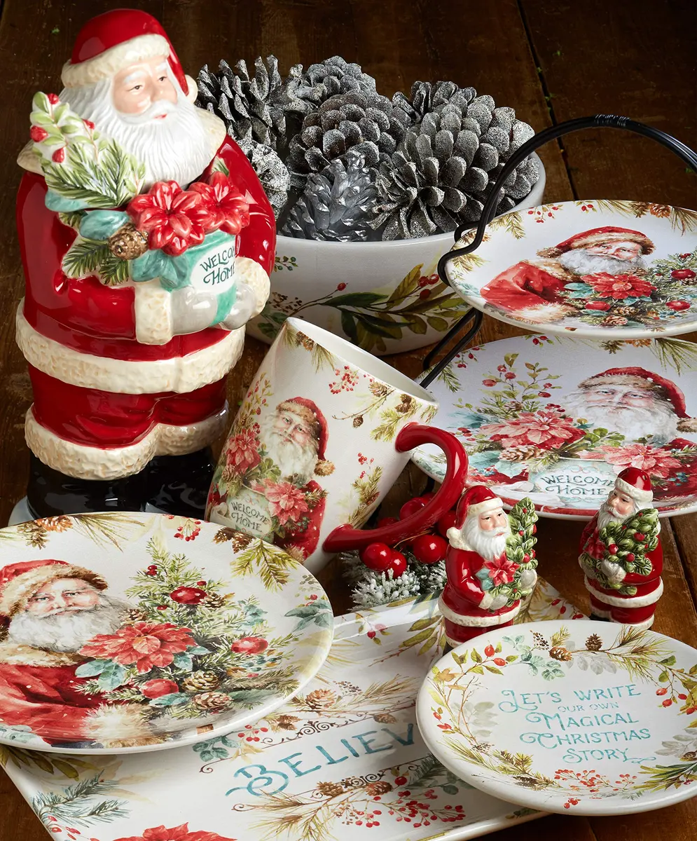 Certified International Christmas Story 22 oz Ceramic Bowls | Festive Holiday Serveware (70-120 chars) - view 2