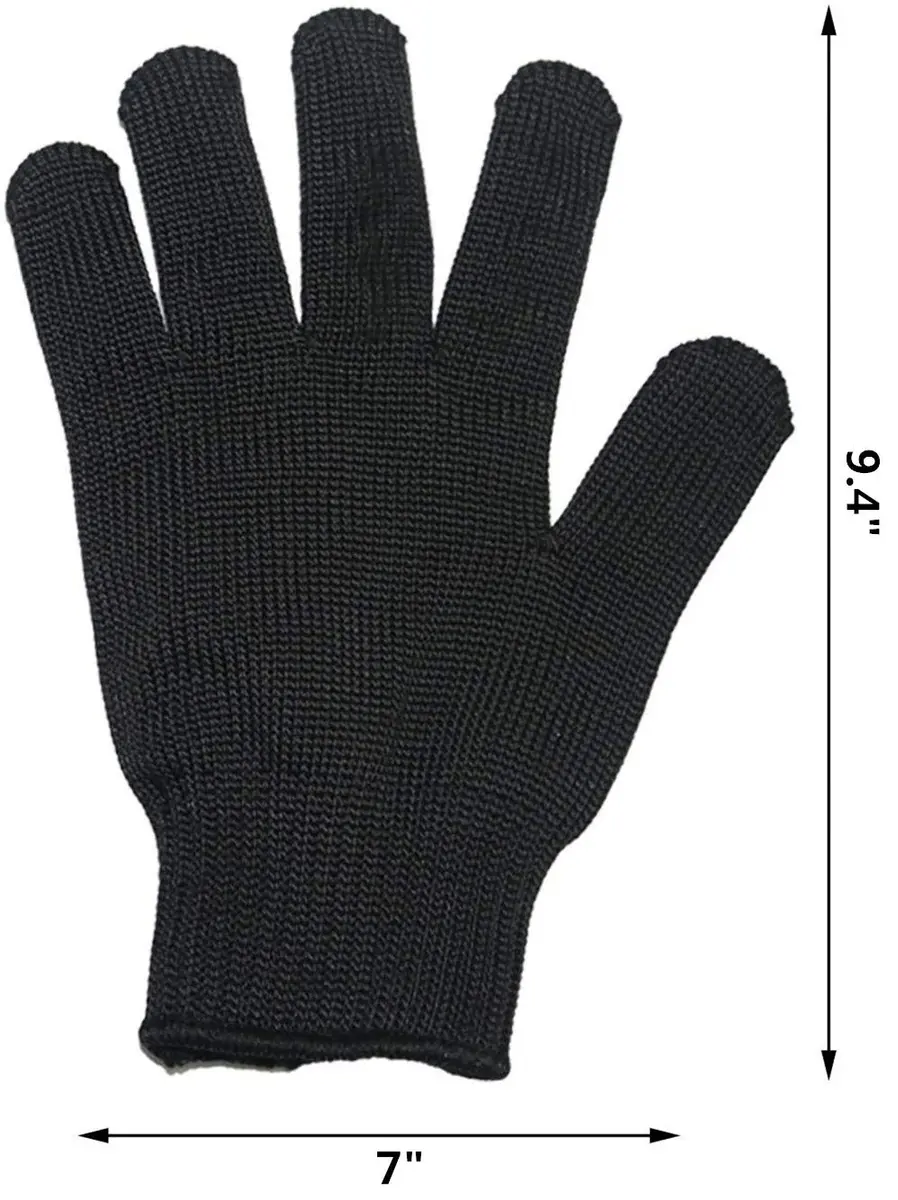 alfyng Bird Training Anti-Bite Gloves, Small Animal Handling Gloves, Chewing Protective Gloves for Small Animal Pet Squirrels Hamster Parrotlets Cockatiels Finch Macaw (1 Pair, Black) - view 2