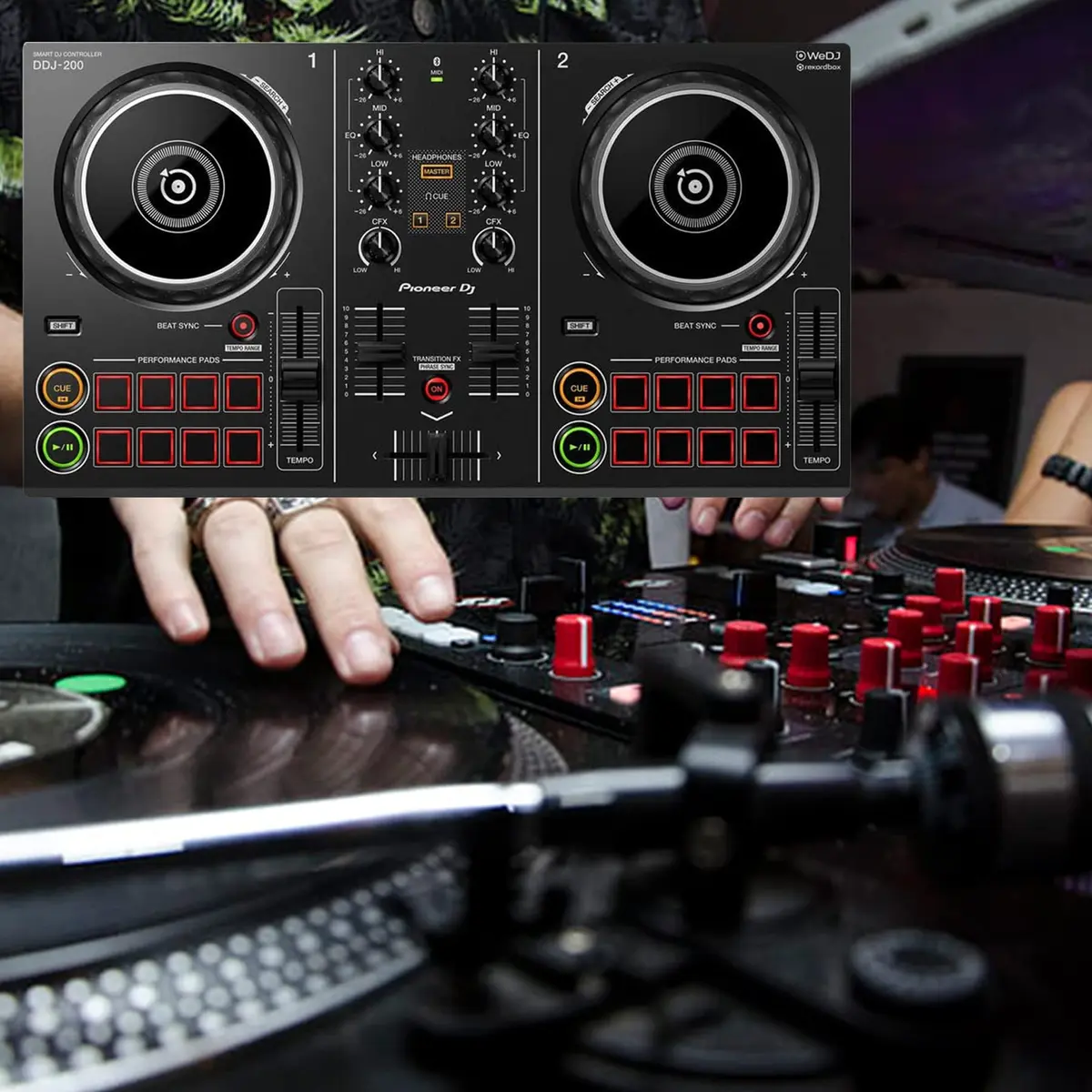 khanka Hard Travel Case for Pioneer DDJ-200 DJ Controller | 40.4cm (15.9") x 26.4cm (10.4") x 6.9cm (2.7") - view 8