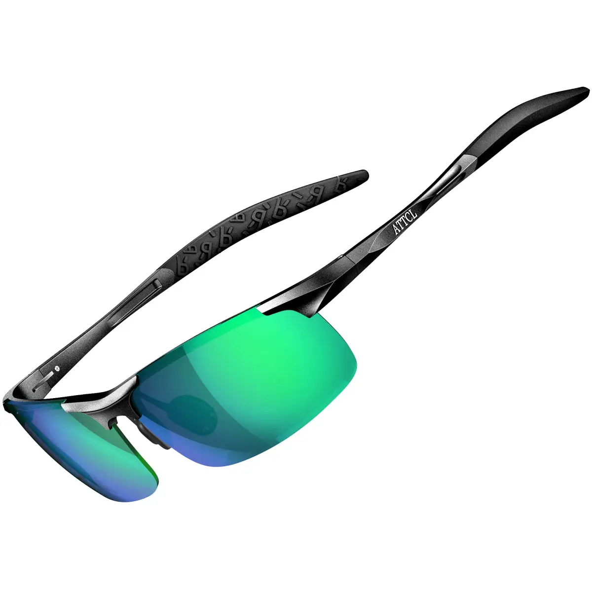 ATTCL Polarized Sports Sunglasses - 2026 8177-green - UV Protection, Anti-Glare, Lightweight Metal - main product image