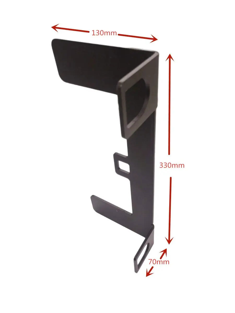 DEF ISOFIX Latch Interface Bracket for Child Safety Seats | 921g (2.03 lb) Steel Mount - view 7