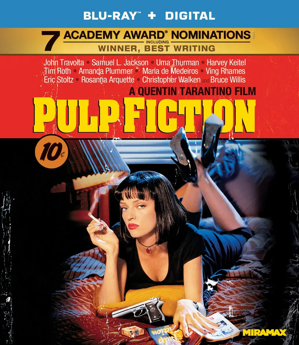 Pulp Fiction Blu-ray + Digital | Quentin Tarantino Crime Drama - main product image