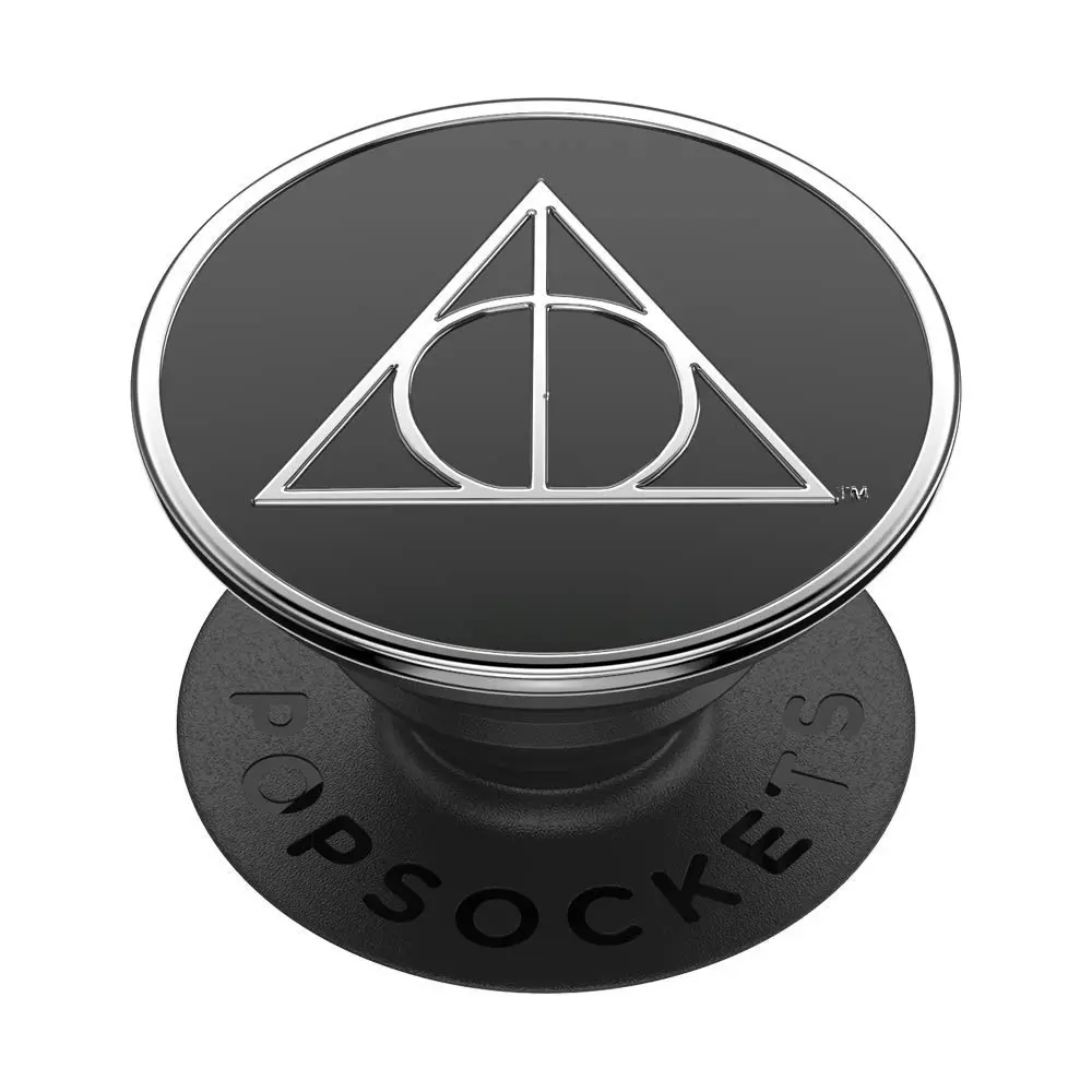 PopSockets Adhesive Phone Grip, Holder- Deathly Hallows | Harry Potter Style, Swappable Top, Secure Hold - main product image