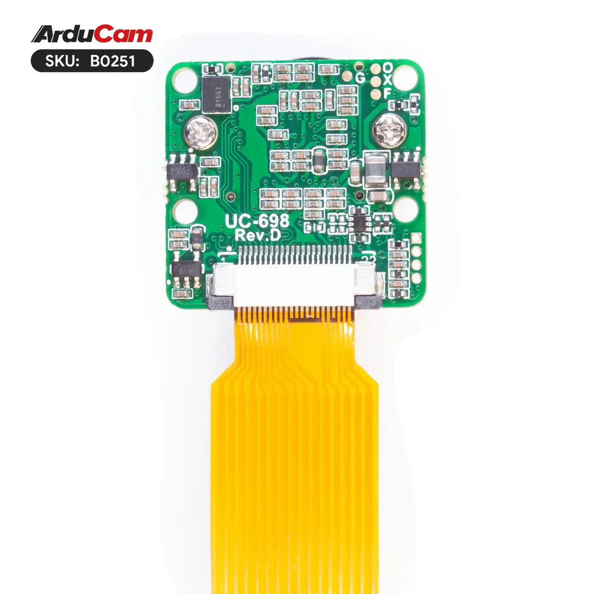Arducam Mini 12.3MP HQ Camera Compatible with Nvidia Jetson Board, 1/2.3 Inch IMX477 Camera Module with M12 Mount Lens | High-Resolution Compact Camera - view 3