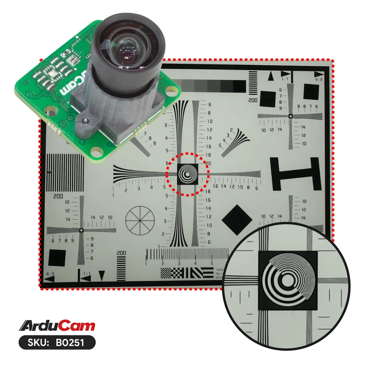 Arducam Mini 12.3MP HQ Camera Compatible with Nvidia Jetson Board, 1/2.3 Inch IMX477 Camera Module with M12 Mount Lens | High-Resolution Compact Camera - view 4
