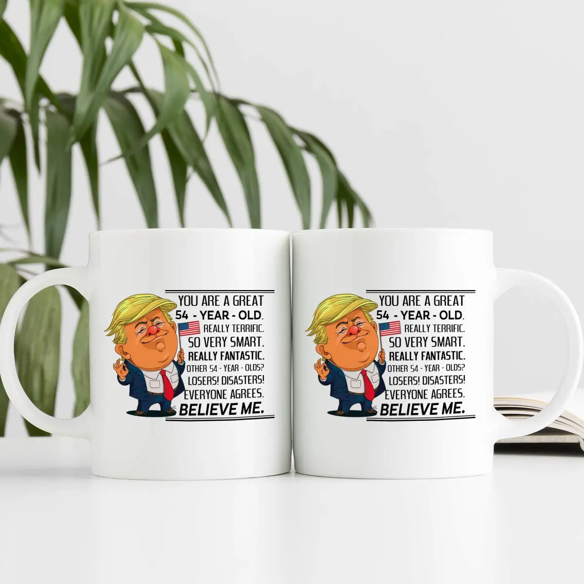 MintBear 11 oz You Are A Great 54 Year Old Birthday Trump Mug | 54th Birthday Gifts for Men & Women - view 5