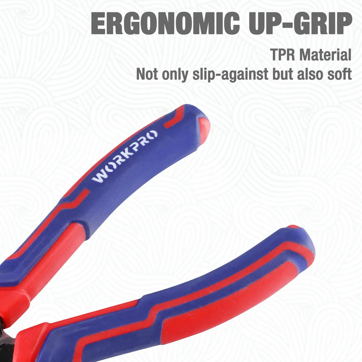 WORKPRO Premium 8” Needle Nose Pliers | Heavy-Duty CRV Steel, Soft Grip, Wire Cutter (8 inch) | Precision Long Nose Pliers - view 5
