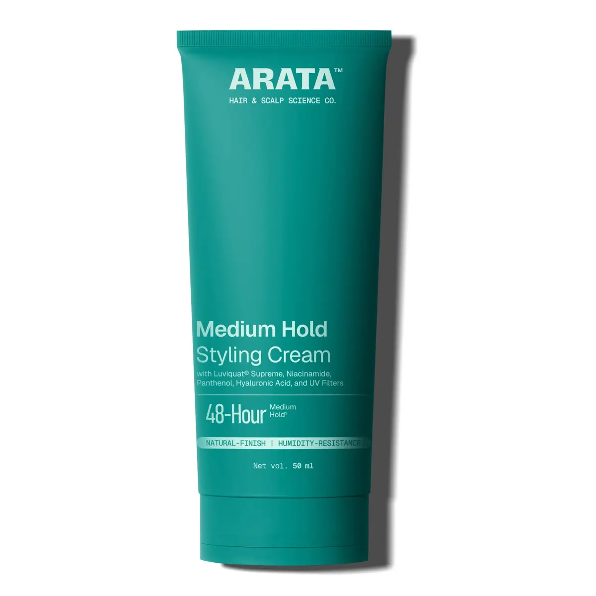 Arata Natural Styling & Hold Hair Cream 50ml (1.7 Fl Oz) | Soft-Hold Matte Look, Vegan & Cruelty-Free - main product image