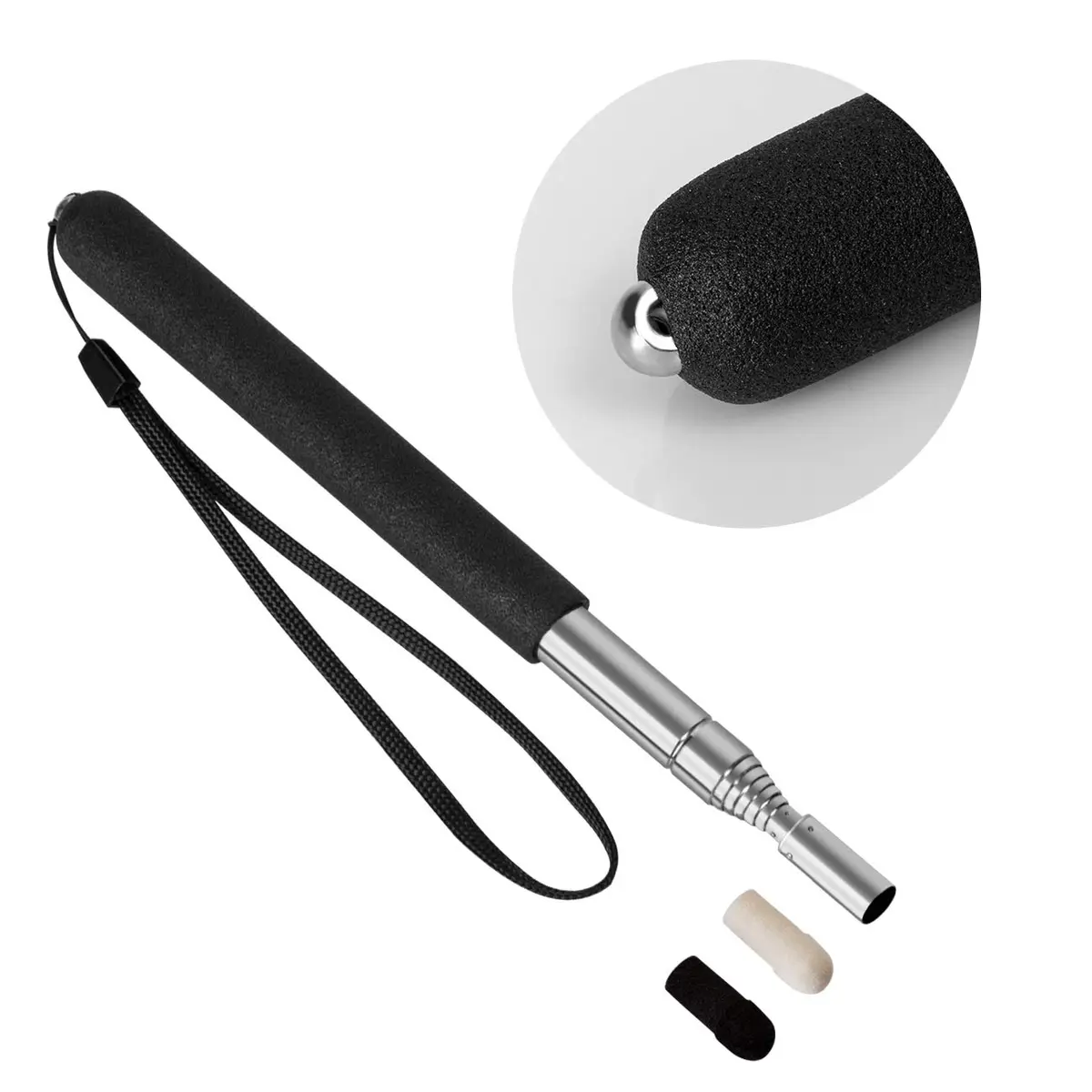 Kesoto 2 Pack Extendable Retractable Teacher Pointer Stick with Lanyard | Classroom & Presentation Tool - view 3