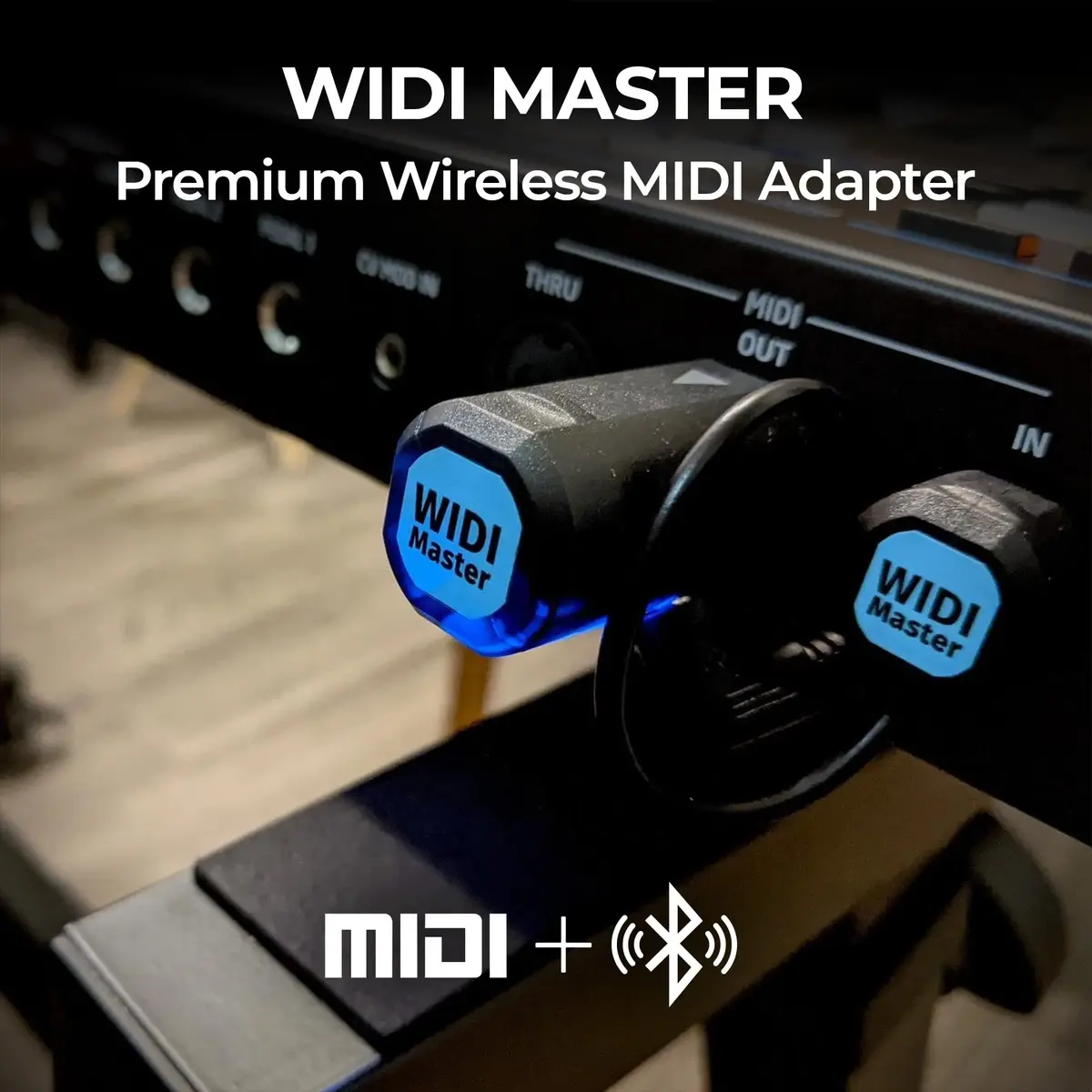 CME WIDI Master Premium Bluetooth MIDI Adapter 32mm (1.26in) | Ultra Low Latency 3ms - view 2