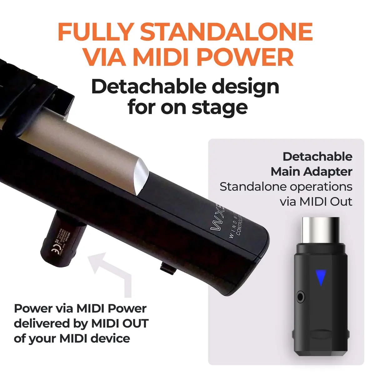 CME WIDI Master Premium Bluetooth MIDI Adapter 32mm (1.26in) | Ultra Low Latency 3ms - view 4