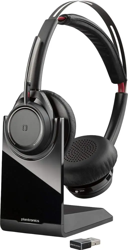 PLT Voyager Focus UC Headset | Active Noise Cancelling, Bluetooth, Over Ear, 2-Year Warranty - main product image