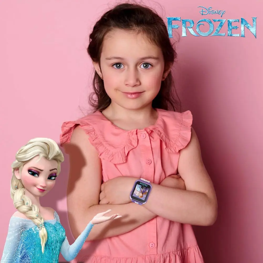 Disney Frozen II Kids Smart Watch - Touchscreen with Games, Camera, Step Counter, Purple Silicone Strap (Fits 5.5"-8.0" Wrists) - view 2