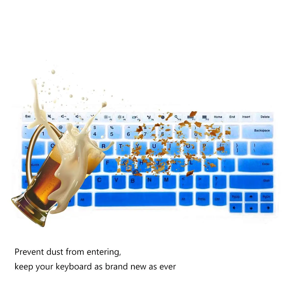 i-Tensodo Keyboard Cover for Lenovo ThinkPad X1 Carbon 14" 2017-2019 | Dust & Wear Protection - view 4