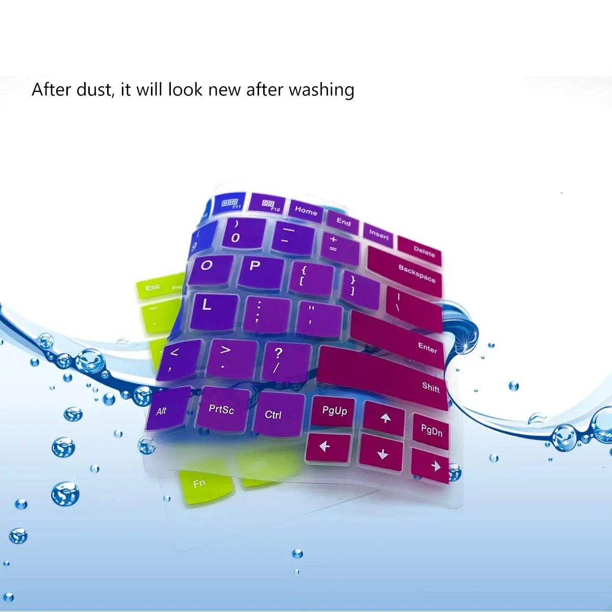 i-Tensodo 2 Pack Keyboard Cover for Lenovo Thinkpad X1 Carbon 14" 5th/6th/7th Gen, ThinkPad X1 Yoga Gen 3/4/5, T14 14" | US Layout Silicone Protector - view 6