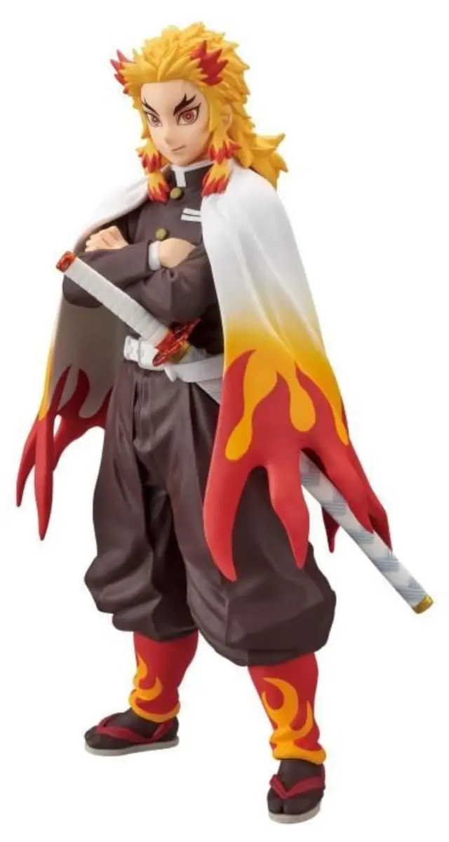 Banpresto Demon Slayer Kyojuro Rengoku vol.10 Figure | 10 Inch Anime Action Figurine with Base Stand - view 2